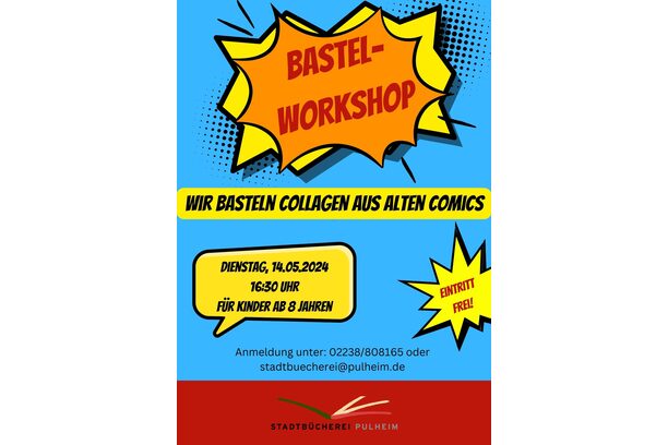 Bastelworkshop mit alten Comics